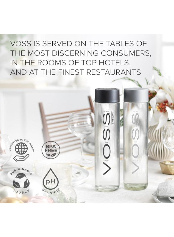 Voss Sparkling, Glass Bottle, 800 ml (Pack Of 12) - Image 5