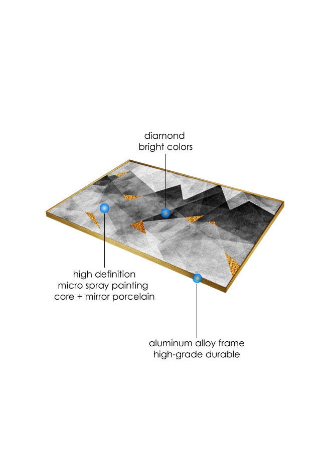 AIWANTO Abstract Crystal Porcelain Decorative Wall Painting  - Image 3