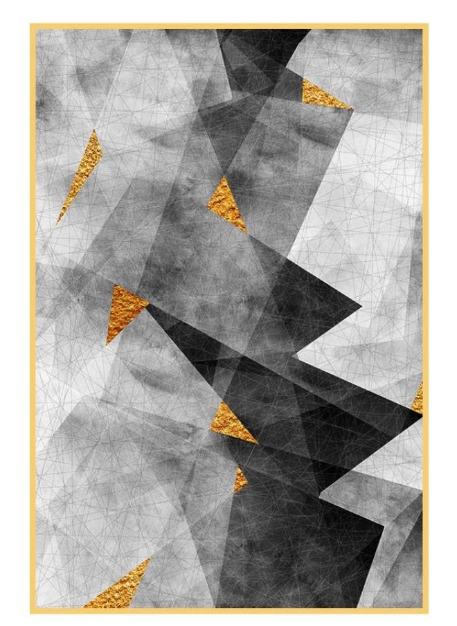 AIWANTO Abstract Crystal Porcelain Decorative Wall Painting  - Image 1
