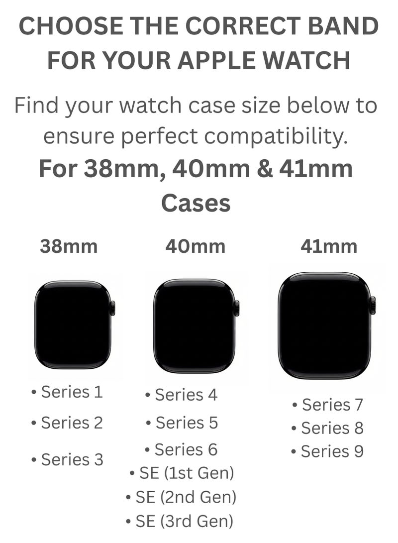 SARAOONT 6-Pack Silicone Sport Bands Compatible with Apple Watch 38mm 40mm 41mm for Series 11/10/9/8/7/6/5/4/3/2/1/SE - Waterproof & Soft Replacement Straps - Image 2