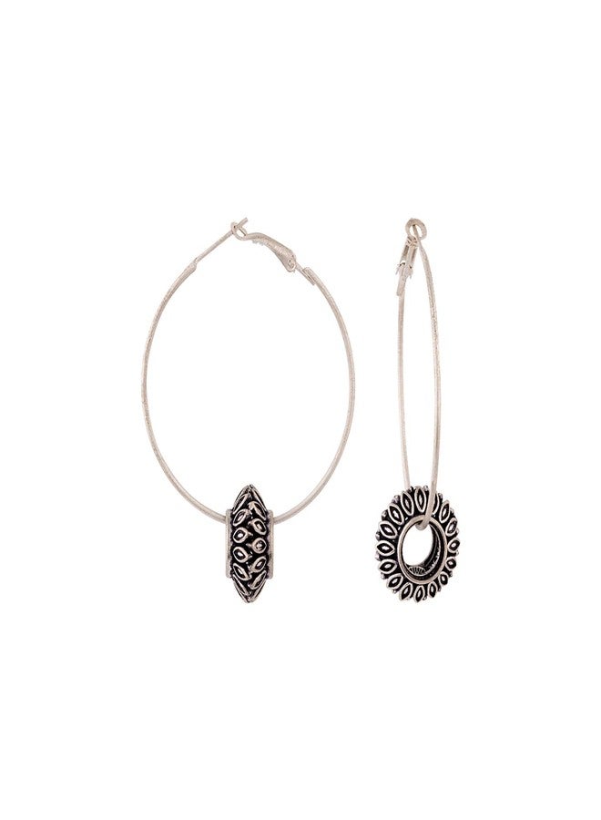 Voylla Work Essentials Wire Hoop Earrings - Image 2