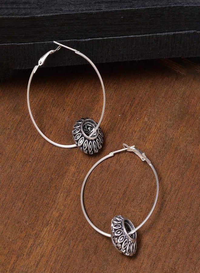 Voylla Work Essentials Wire Hoop Earrings - Image 3