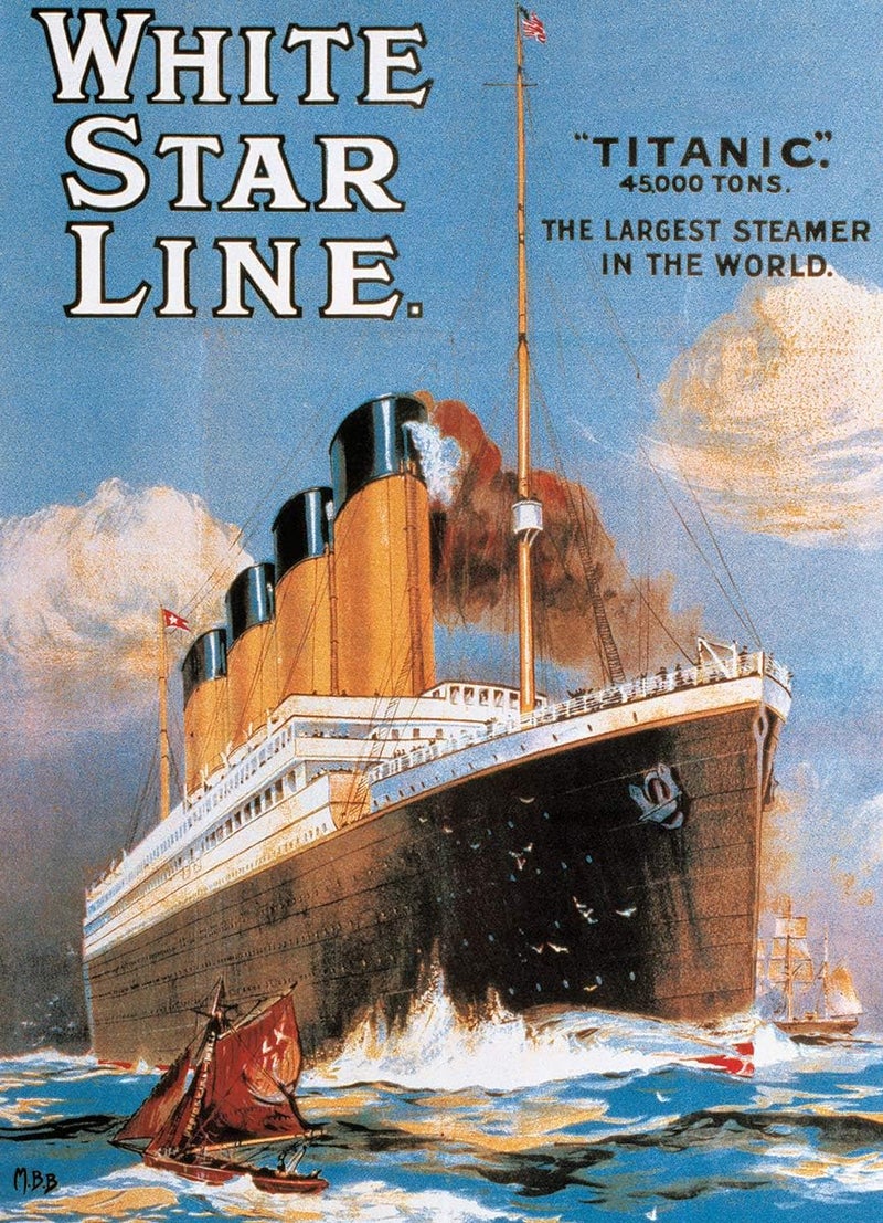 EuroGraphics Titanic White Star Line 1000 Piece Puzzle 60001333 - Image 2