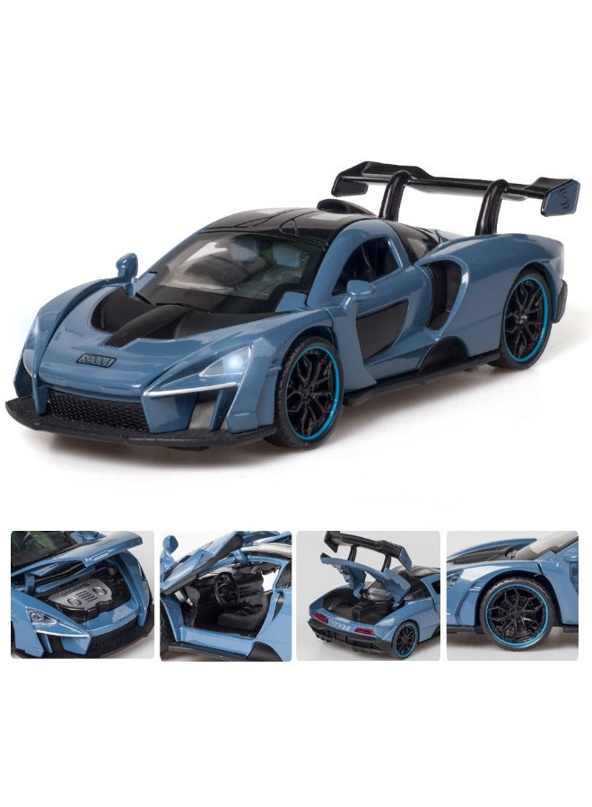 Model car 1:32 Alloy Collectible McLaren Car Model Toy, Diecast Zinc Alloy McLaren Senna Pull Back Collectible Toy Car,  Sound and Light Pull Back Model Car for Kids Boy Girl Gift, 16cm*7cm*4cm - Image 1
