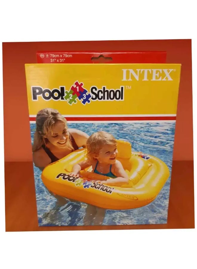 INTEX Deluxe Baby Float, Baby Pool School-56587EU with Size 79X79cm - Image 5