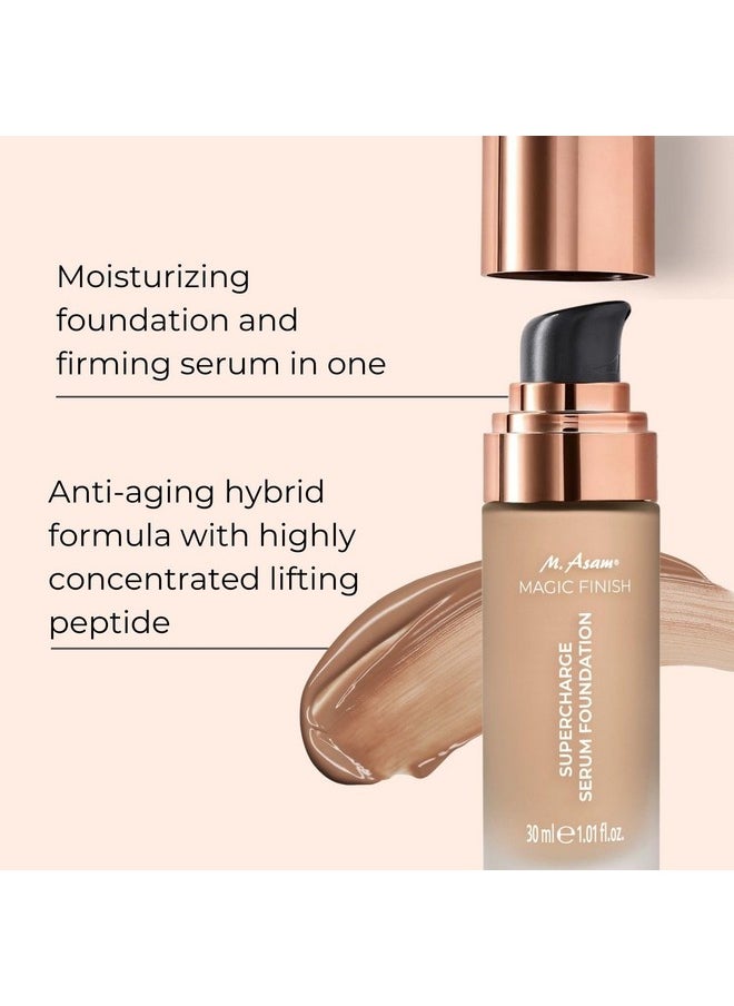 M.Asam - M. Asam Magic Finish Supercharge Serum Foundation True Beige (1.01 Fl Oz) - Moisturizing Make Up & Firming Face Serum In One, Anti-Aging Cc Cream With Optimal Coverage & Hyaluronic Acid - Image 1