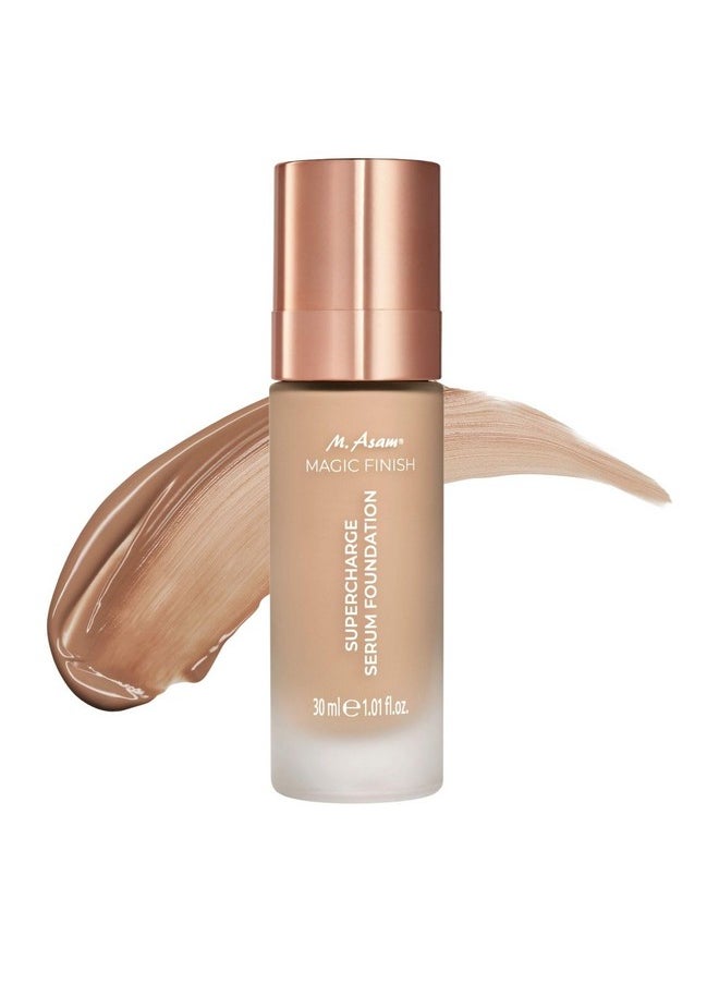 M.Asam - M. Asam Magic Finish Supercharge Serum Foundation True Beige (1.01 Fl Oz) - Moisturizing Make Up & Firming Face Serum In One, Anti-Aging Cc Cream With Optimal Coverage & Hyaluronic Acid - Image 1