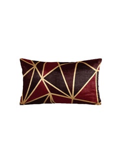 RIZARIES SuperSoft Burgundy Metallic Rectangle 