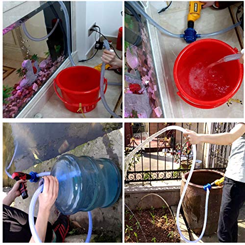 Becho Portable Miniature Self-priming Powered Pump Centrifugal Household Small Water Pump Drill Pump - Image 5