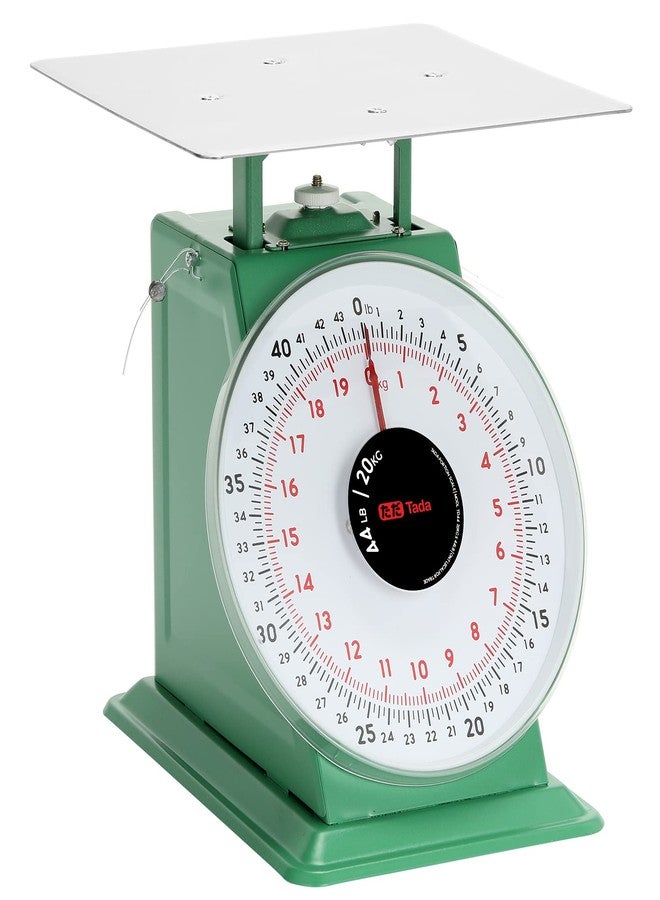 ta da Tada 44lb / 20kg Heavy Duty Portion-Control Mechanical Kitchen and Food Scale Industrial Dial Scale with Stainless Steel Platform - Image 1