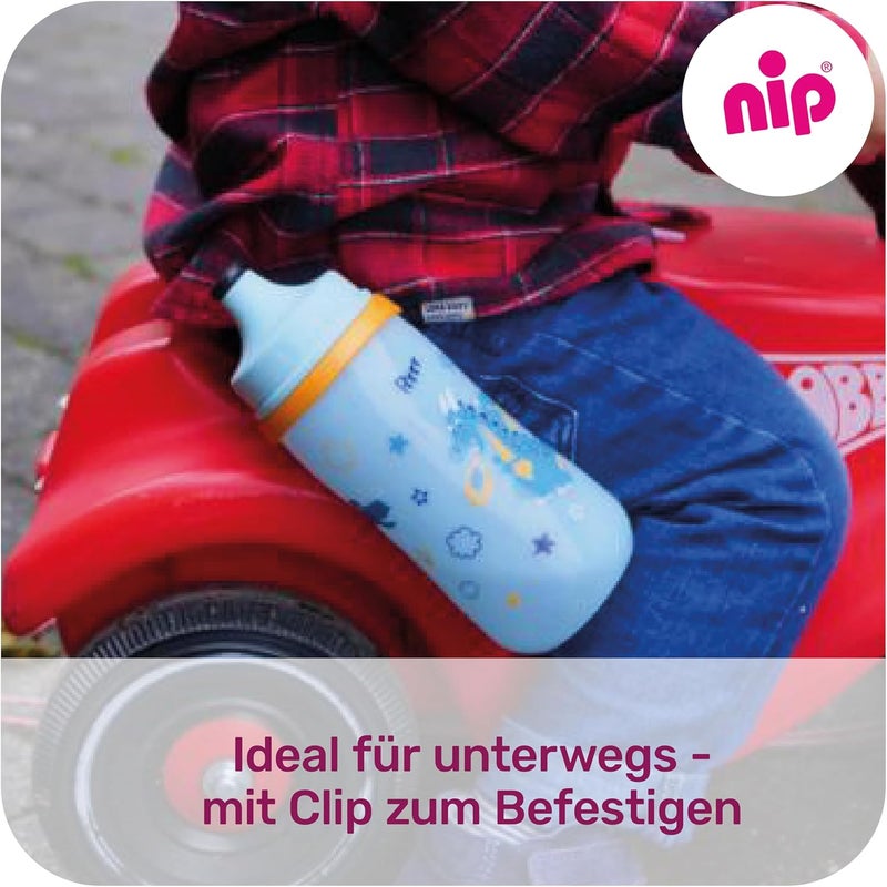 nip Straw Cup, 330ml - Boy - Image 1