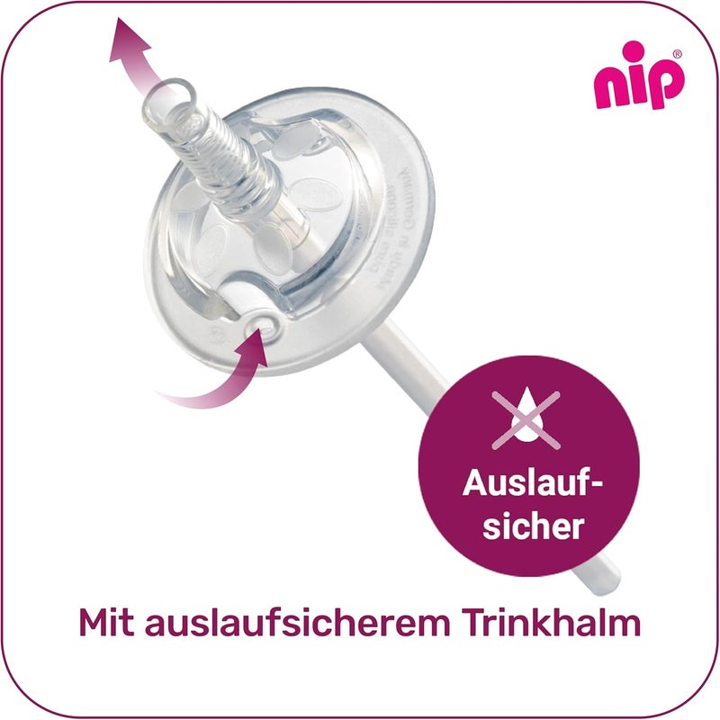 nip Straw Cup, 330ml - Boy - Image 2