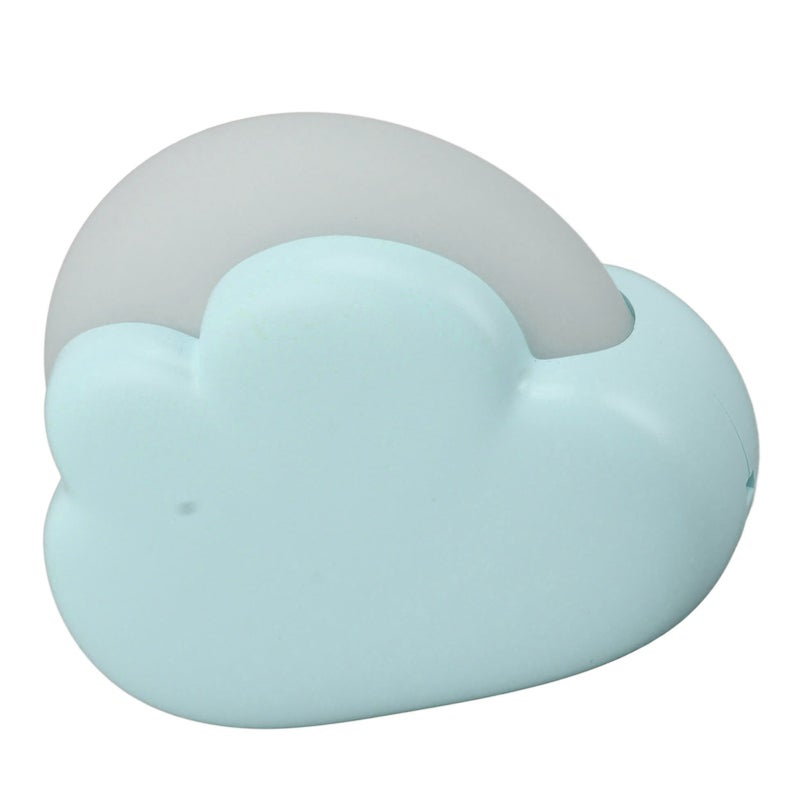 Cute Night Light: Blue ABS & PP Mini Lamp - Adjustable 2 Light Modes 2 Brightness Levels USB Rechargeable 1200mAh Battery Portable Night Light for Baby Room Decor Indoor Outdoor Use Gift Giving - Image 5