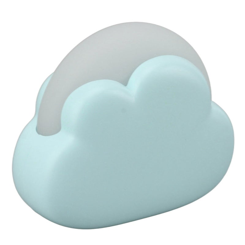 Cute Night Light: Blue ABS & PP Mini Lamp - Adjustable 2 Light Modes 2 Brightness Levels USB Rechargeable 1200mAh Battery Portable Night Light for Baby Room Decor Indoor Outdoor Use Gift Giving - Image 3