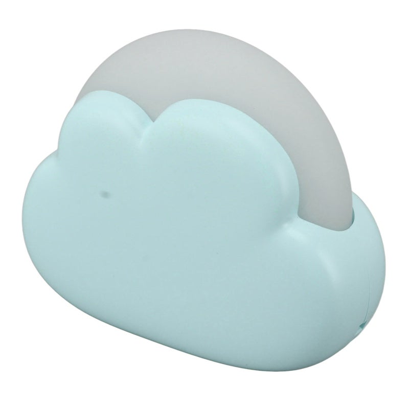 Cute Night Light: Blue ABS & PP Mini Lamp - Adjustable 2 Light Modes 2 Brightness Levels USB Rechargeable 1200mAh Battery Portable Night Light for Baby Room Decor Indoor Outdoor Use Gift Giving - Image 4