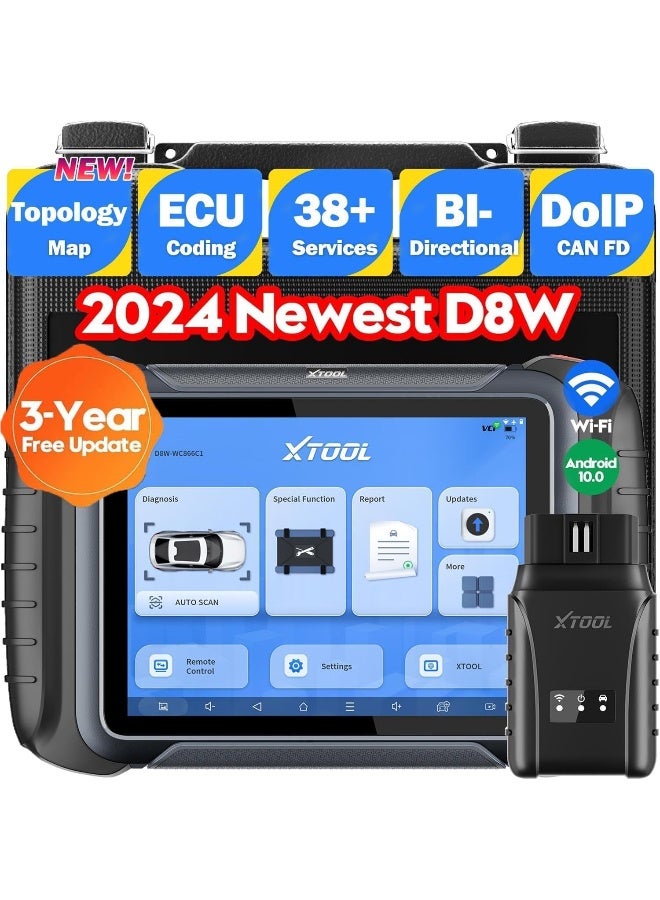 XTOOL XTOOL D8W Wireless OBD2 Scanner  - Image 1
