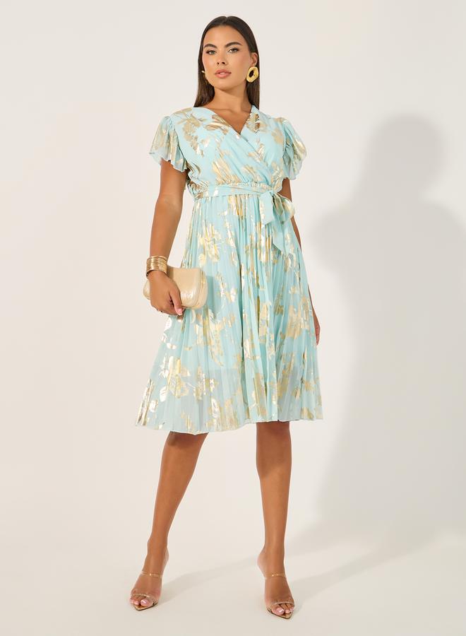 ستايلي فستان شيفون بنقشة الزهور - Image 1