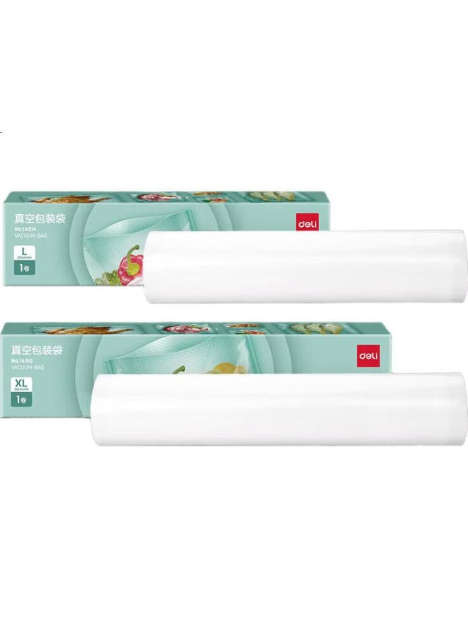 Deli Vacuum Sealer Machine For Home And Commercial Use, Food Vacuum Packaging Sealing Bags, Safe Food-Grade Material, 30Cm*5M, One Roll - Image 3