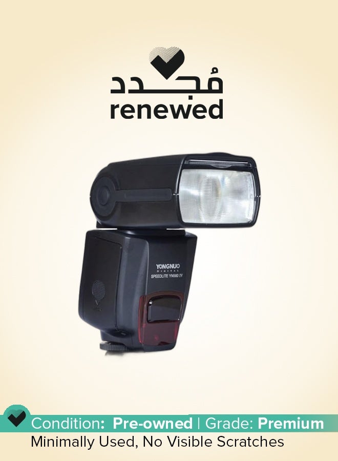 YONGNUO Renewed - Yongnuo YN 560 IV Flash Speedlite Master + Slave + Built In Trigger System - Image 1