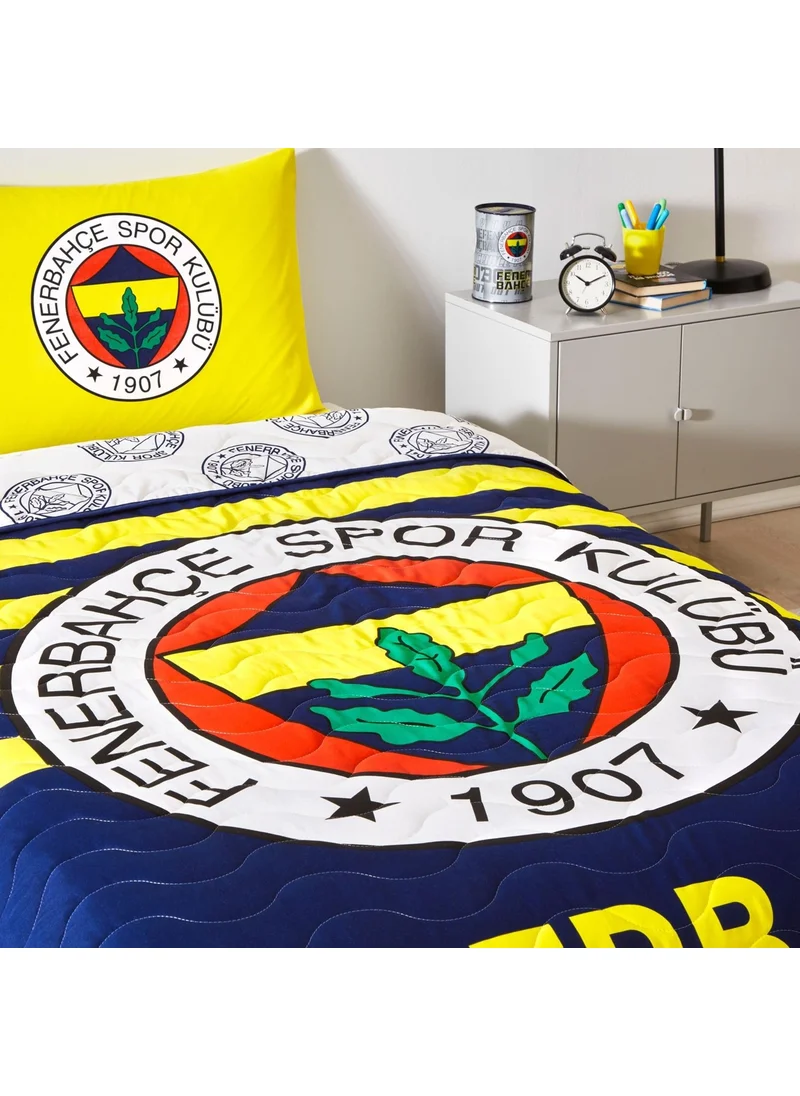 Taç Licensed Fenerbahçe Stripe Single Bedspread Set