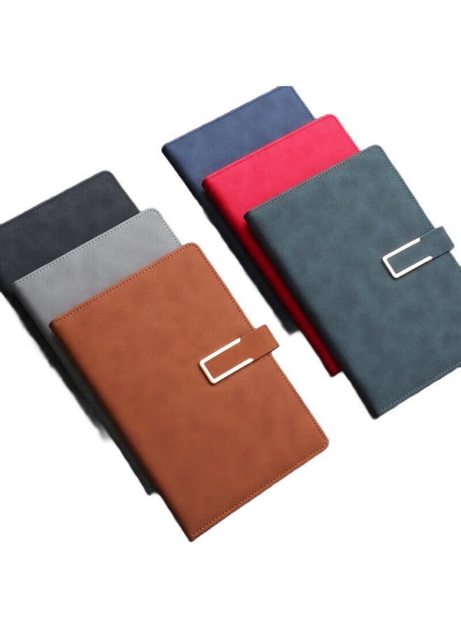 Longe Langjie Business Notebook A5 Buckle Notepad 240 Pages Thickened Notebook Stationery Diary Office Meeting Record Book Customizable Logo - Image 1