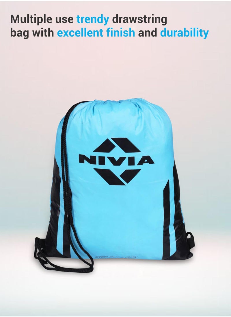 Nivia - String Bag/Drawstring Bag | Sports Bag Boys | Polyester String Bag | Kit Bags | Drawstring Sports Bag | Dori Backpack | Gym Bag | String Bag Men | Waterproof | Drawstring Backpack - Image 1