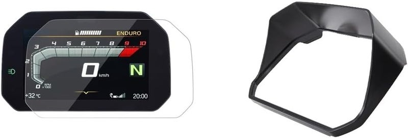 Wivplex Motorcycle Instrument Panel Cover with Protection Film - Image 1