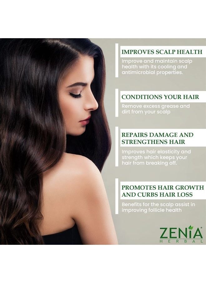zenia - 100% Pure & Natural Henna Powder (Lawsonia Inermis) | 908 grams (2 lbs) | Orange-Red Hair Color | Triple Sifted | Fresh from Rajasthan | No Chemicals, No Additives - Image 1