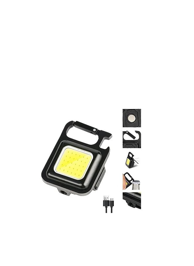 Generic - Emergency lighting flashlight with a power of 800 lumens, works with a medallion, a magnet opener, and a USB charger. - Image 1