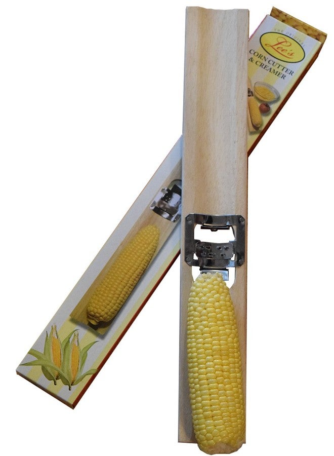 Lee's Original Wooden Corn Cutter and Creamer = Best Corn Tool For Removing Corn From The Cob - Image 2