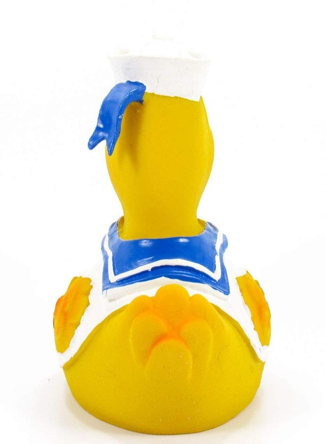 LANCO Sailor Mariner Rubber Duck Bath Toy | All Natural, Organic, Eco Friendly, Squeaker | Lanco Brand | Imported from Barcelona, Spain - Image 4