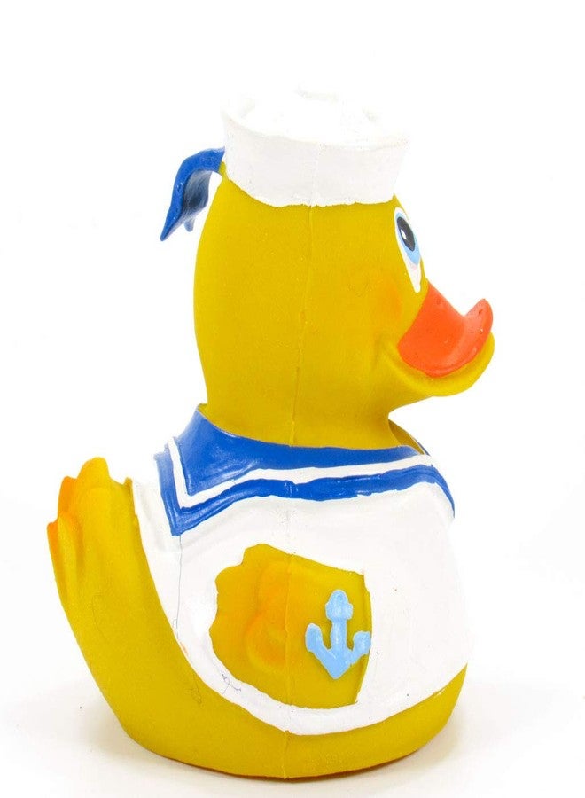 LANCO Sailor Mariner Rubber Duck Bath Toy | All Natural, Organic, Eco Friendly, Squeaker | Lanco Brand | Imported from Barcelona, Spain - Image 3