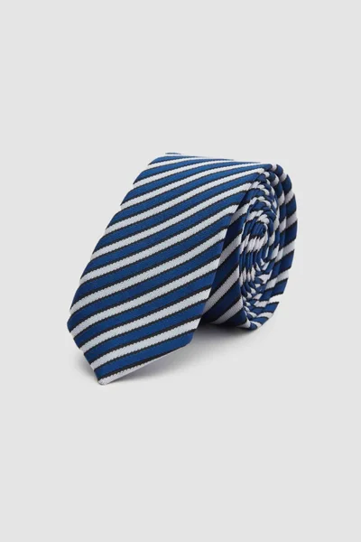 D'S DAMAT D'S Groom Navy Blue Patterned 5.5 cm Tie