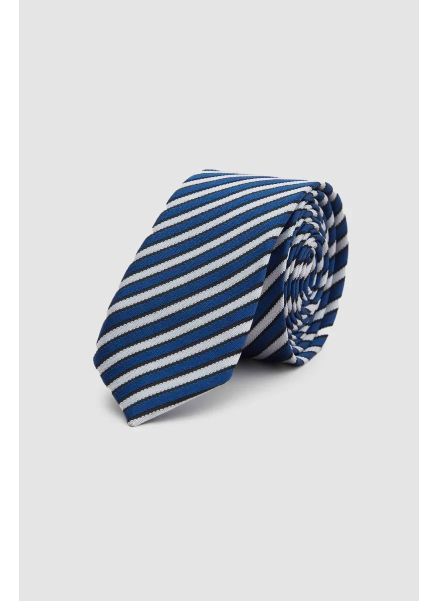D'S DAMAT D'S Groom Navy Blue Patterned 5.5 cm Tie