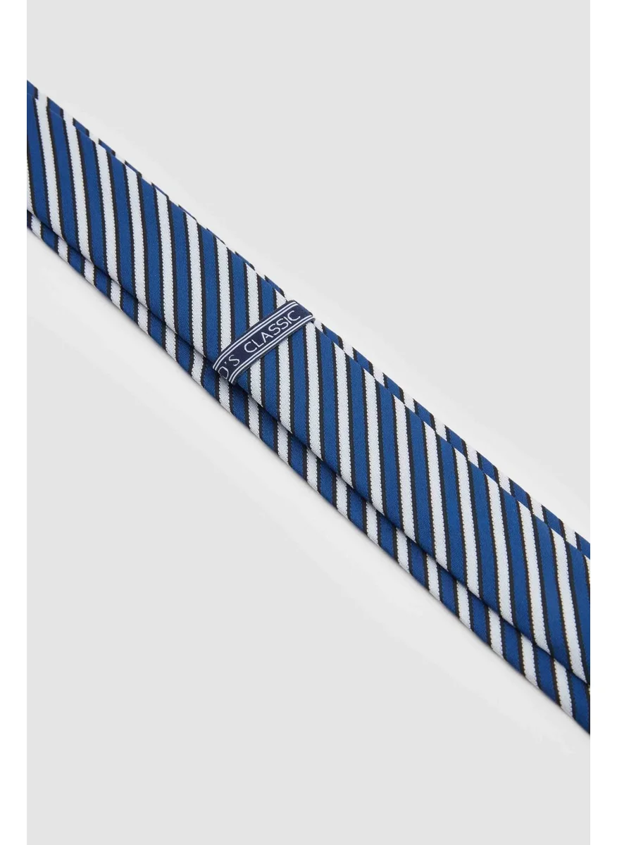 D'S DAMAT D'S Groom Navy Blue Patterned 5.5 cm Tie