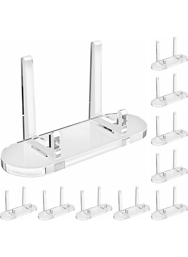 Acrylic Trading Card Display Stand, 10 Pack Clear Card Stands, Card Stands for Sports Cards, Sports Card Holder, PSA Graded Card Display - Image 1