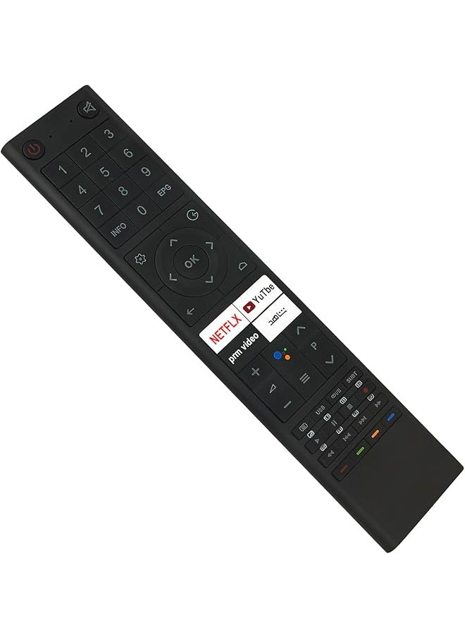 إيروريكس - جهاز التحكم عن بعد الصوتي البديل Anppach03Abbt مناسب لتلفزيون Chiq الذكي U43G7H U50G7H وتلفزيون Changhong U43G7H U40G7H L32K5 Pa Ch03 L32G7H L40G7H U50G7H - Image 1