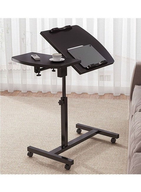 Home Office Computer Table Adjustable Height Laptop Desk with Wheels