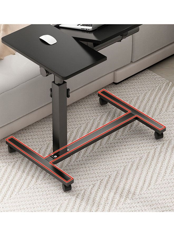 Home Office Computer Table Adjustable Height Laptop Desk with Wheels