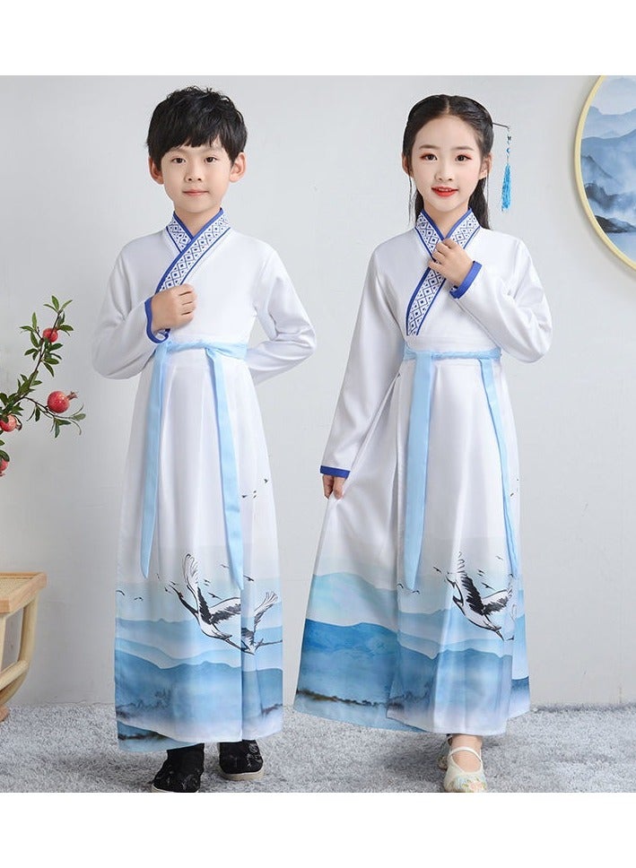 general Traditional Girl's Ancient Hanfu Costume - Elegant Princess Performance Dress for Stage, Cosplay & Cultural Events - Image 1