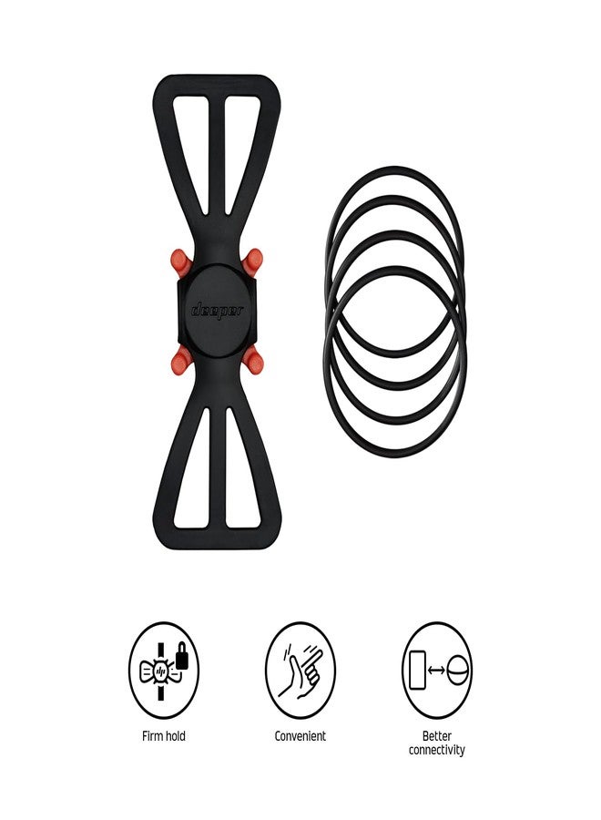 Deeper Smartphone Mount for Fishing Rod - See Phone and Keep Hands Free While Using Sonars, 12cm - Image 3