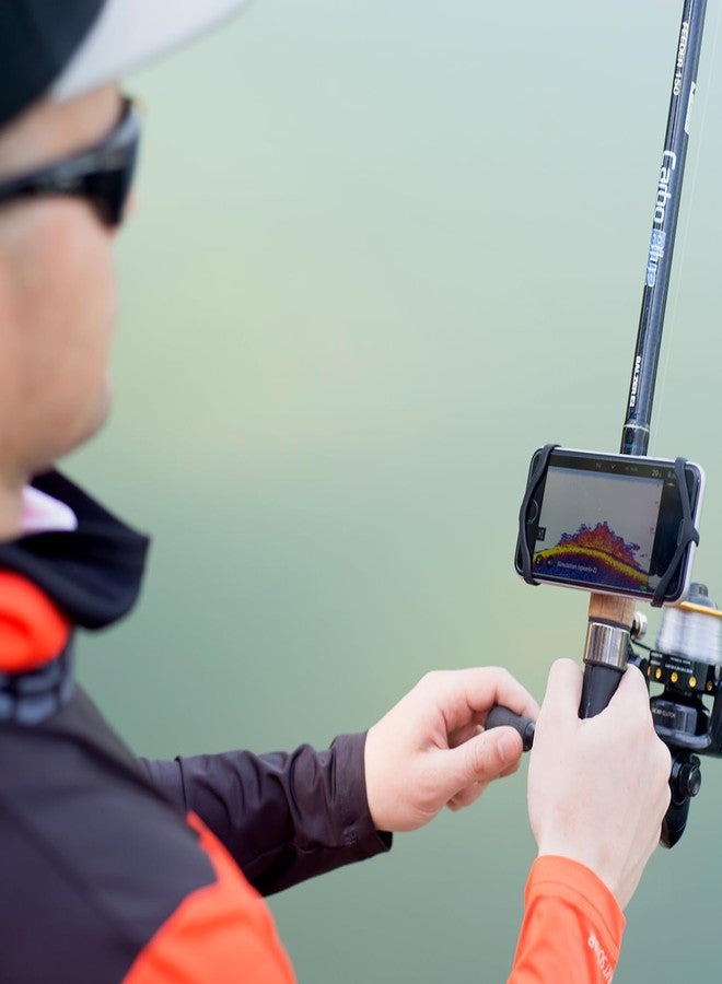Deeper Smartphone Mount for Fishing Rod - See Phone and Keep Hands Free While Using Sonars, 12cm - Image 4