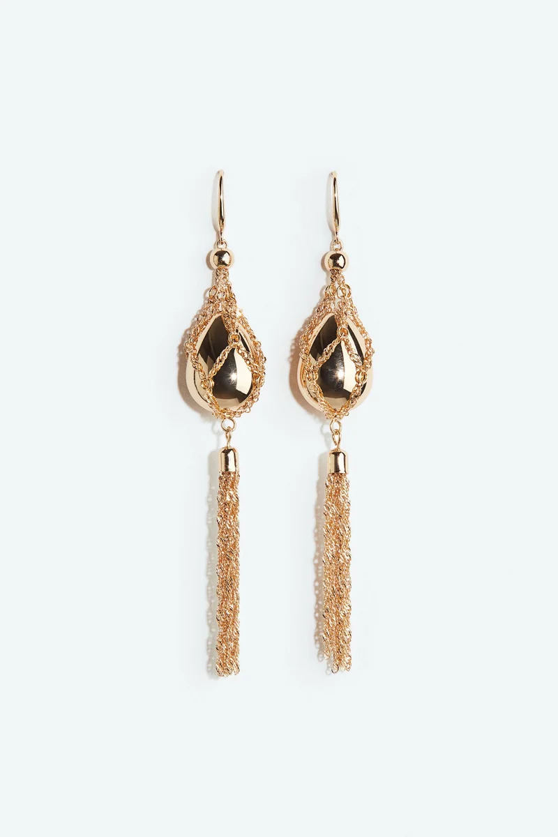 H&M Tassel pendant earrings