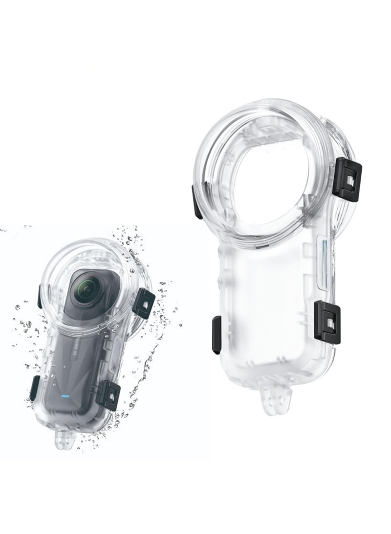 Invisible Dive Housing Case for Insta360 X5 Camera Accessories, Abrasion and Scratch Resistant, 360 degree Full Invisibility, Waterproof to a Depth of 60 Meters - Image 1