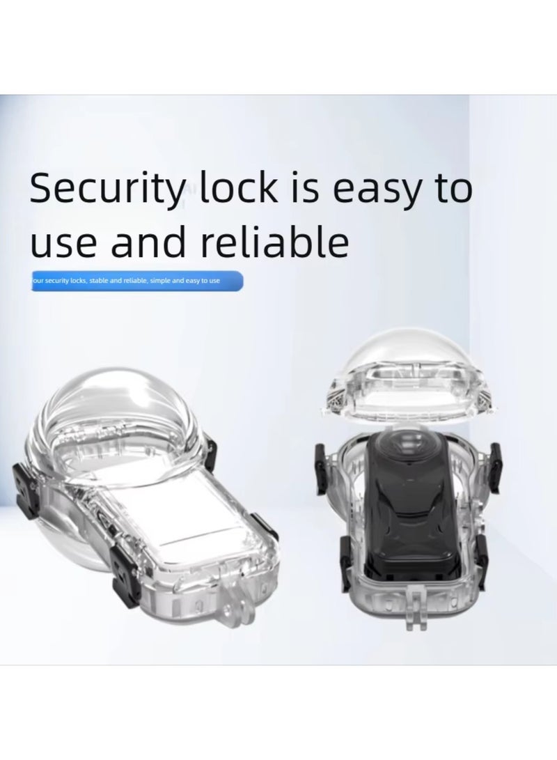 Invisible Dive Housing Case for Insta360 X5 Camera Accessories, Abrasion and Scratch Resistant, 360 degree Full Invisibility, Waterproof to a Depth of 60 Meters - Image 5