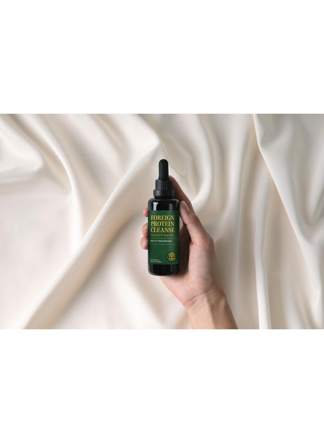global healing center - Global Healing Foreign Protein Cleanse (Spike Protein Detox) - Spike Support Formula with Nattokinase Supplement Alternatives (Wormwood) - Helps Detox Spike Proteins for Immune Support - 2 Fl Oz - Image 1