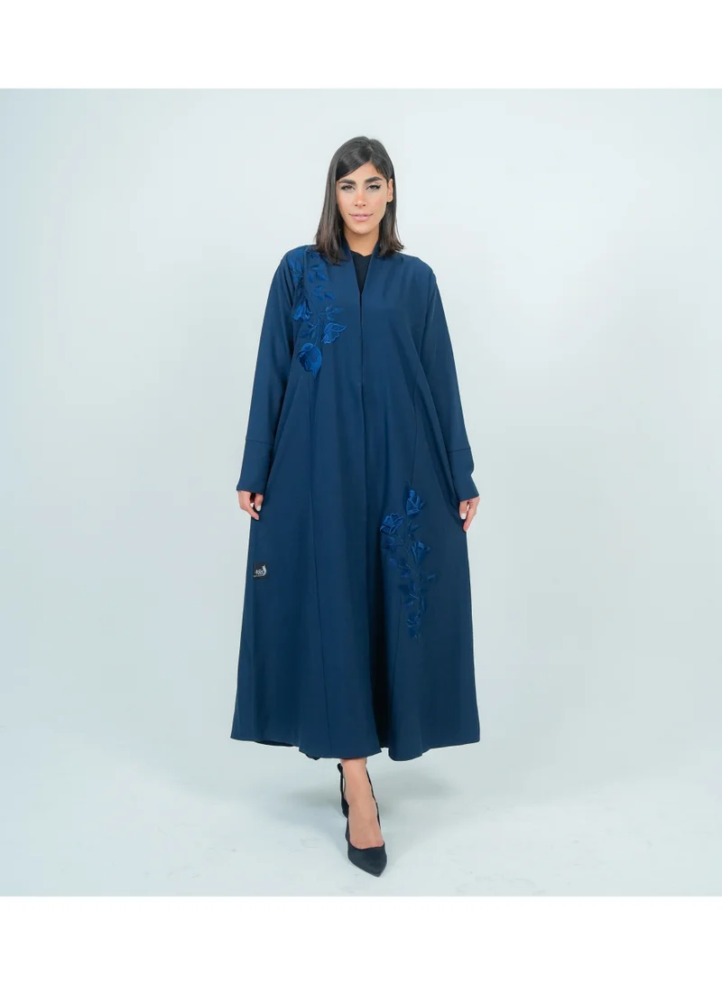 Embellishment Abaya with Embroidery Flowers design