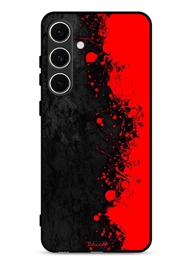 Tolwak Samsung Galaxy S24 FE 5G Protective Case Cover Paint Abstract Pattern - Image 1