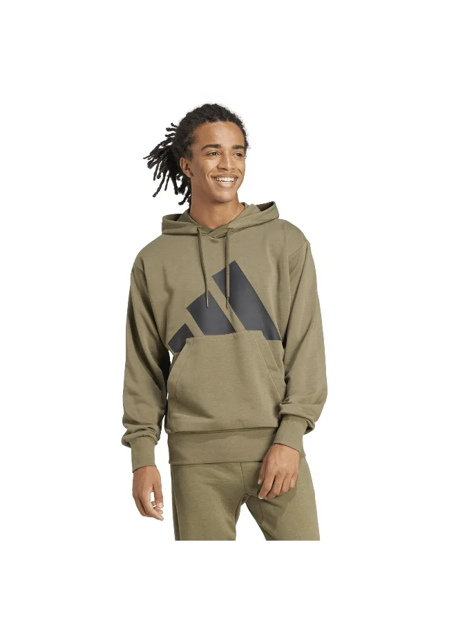 اديداس adidas essentials big logo french terry men hooded sweatshirt