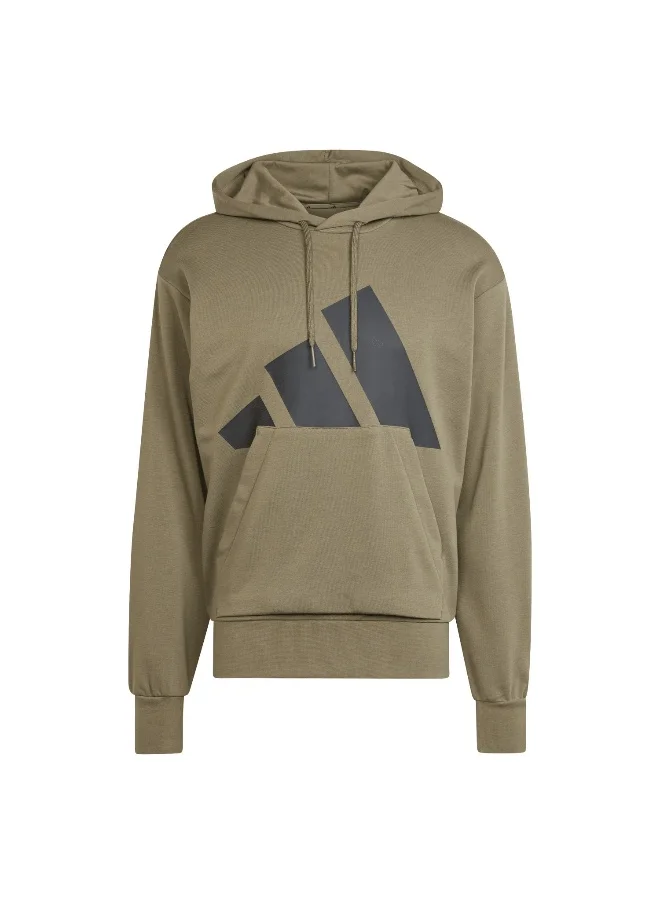 اديداس adidas essentials big logo french terry men hooded sweatshirt